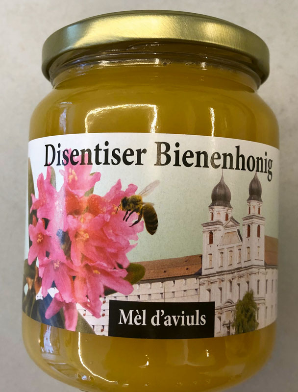 Mel d\'aviuls, Bündner Bergbienenhonig, Kloster Disentis