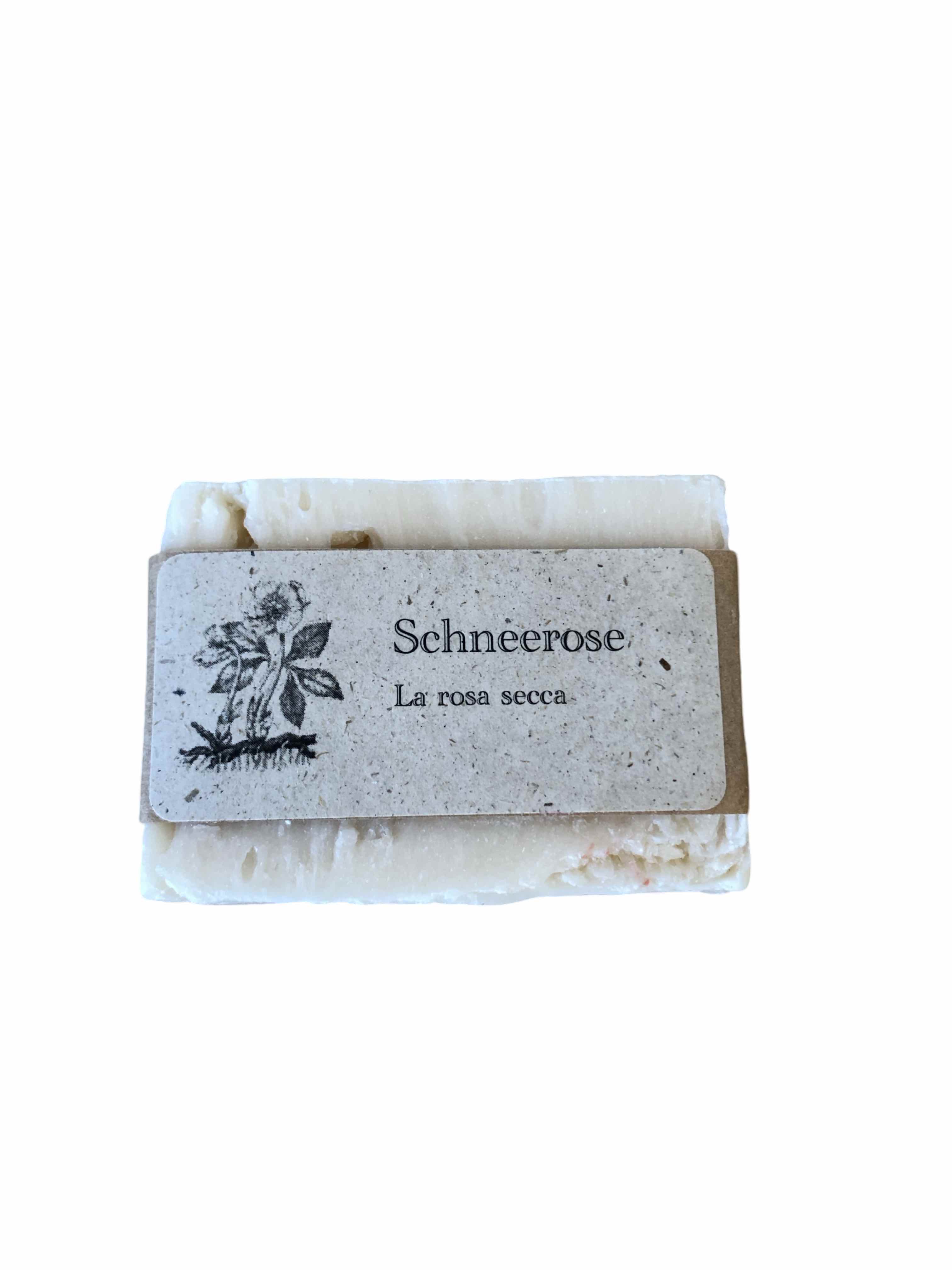 Kaltgerührte Seife Schneerose