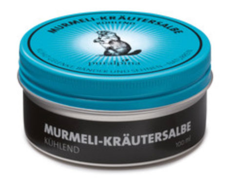 Murmeli-Kräutersalbe kühlend