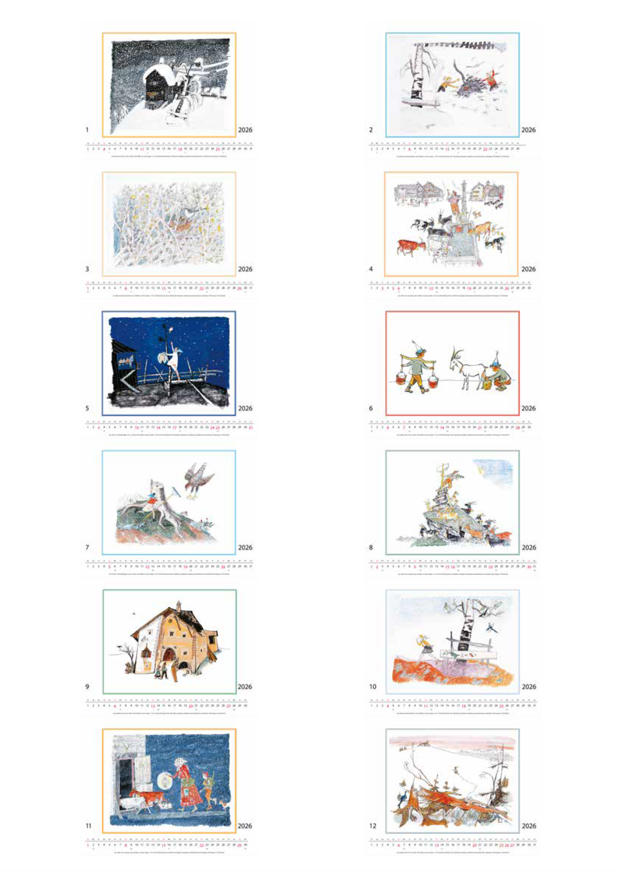 Kinderkalender «Schellen-Ursli» 2026