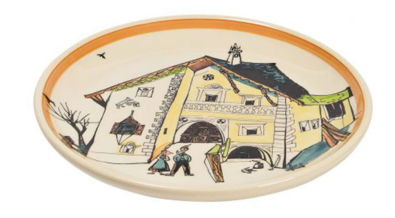 39122 Ursli\'s Haus mit Eltern, Rheinfelder Keramik