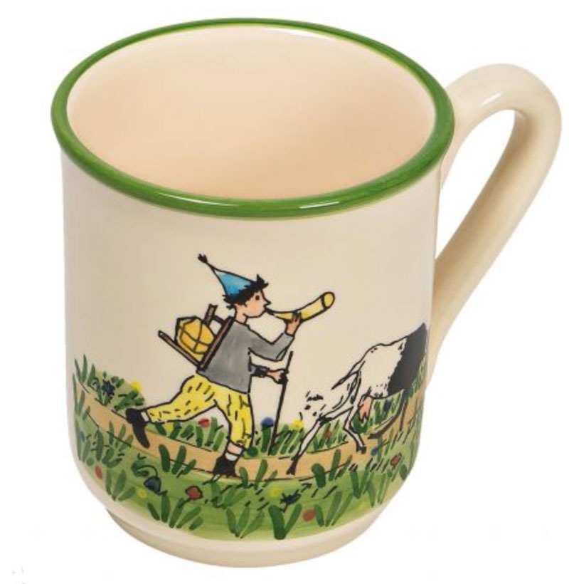 39455 Mug «Ursli mit Geiss», Rheinfelder Keramik
